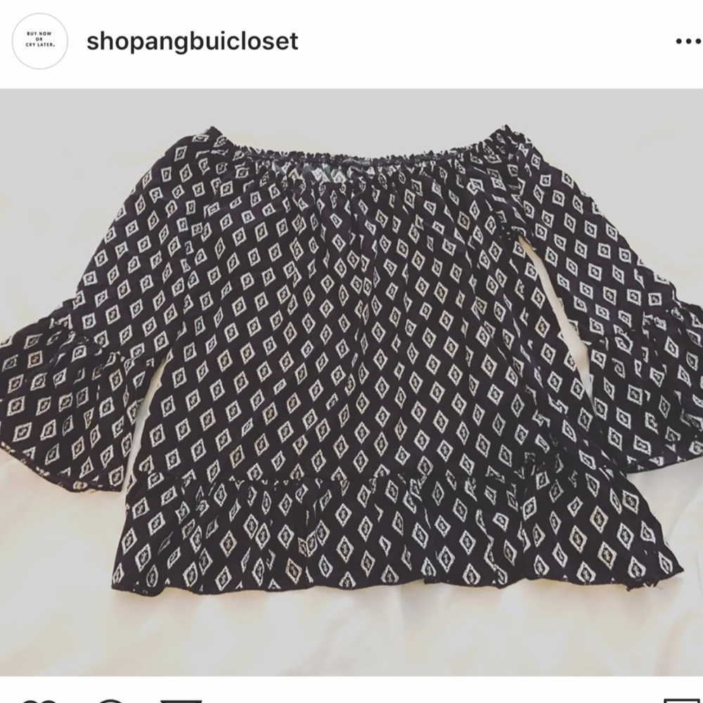 Off the shoulder top